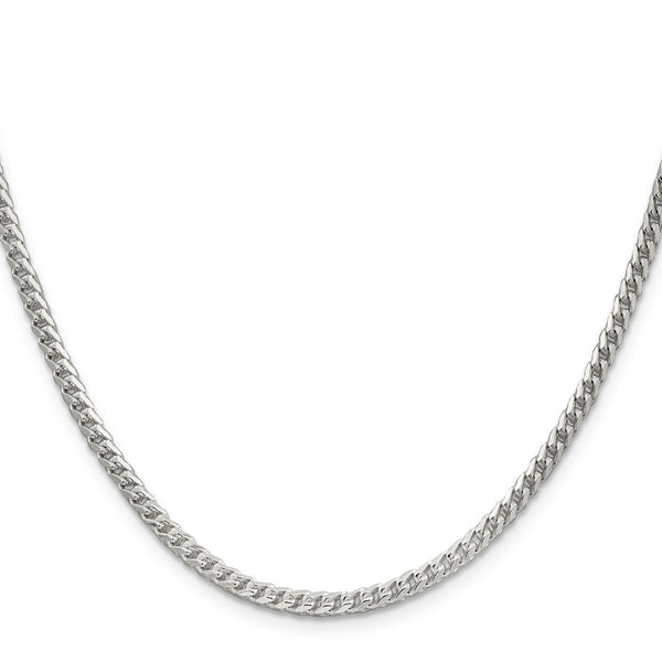 3.1mm Diamond-Cut Square Franco Chain in Sterling Silver - Style GR1-1032815