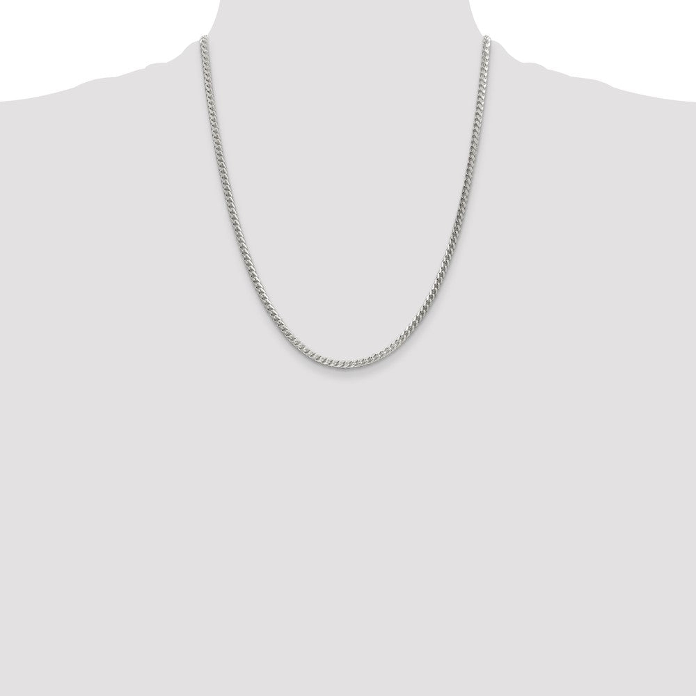 Exclusive 3.1mm Diamond-Cut Square Franco Chain in Sterling Silver - Stylish Value