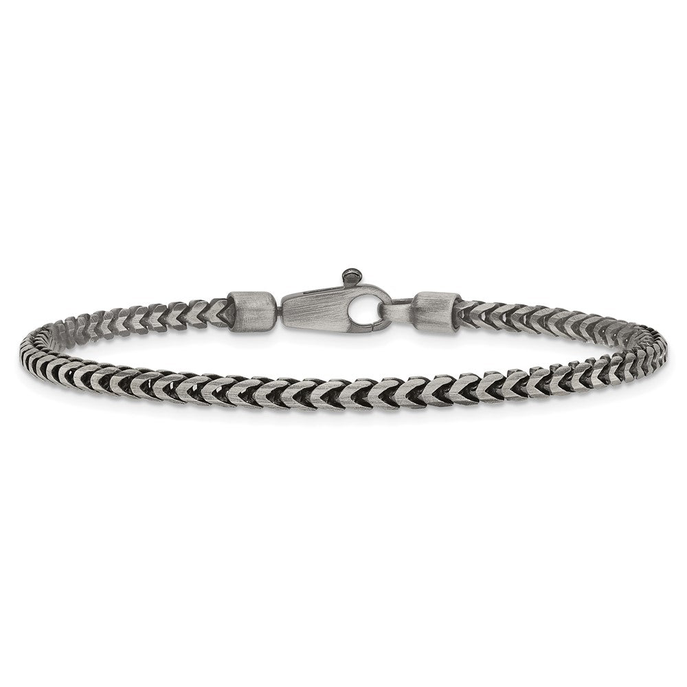 Buy Stylish Antiqued Sterling Silver 3.1mm D/C Square Franco Chain