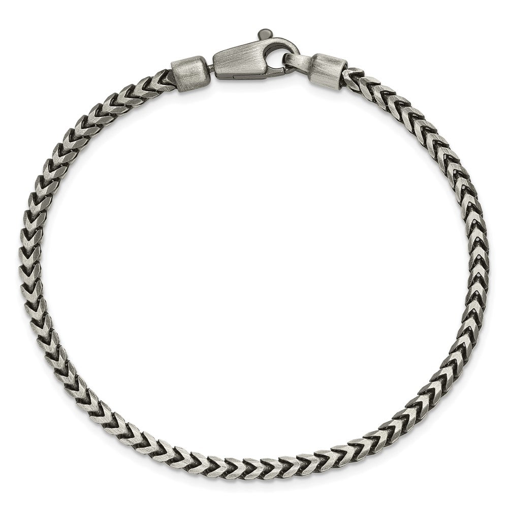 Buy Stylish Antiqued Sterling Silver 3.1mm D/C Square Franco Chain