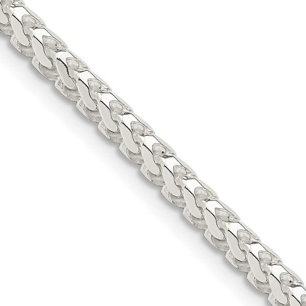 3.1mm Diamond-Cut Square Franco Chain in Sterling Silver - Style GR1-1032819