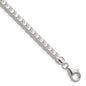High-Quality 4.7mm Diamond-Cut Square Franco Chain in Sterling Silver - Stylish Value-8