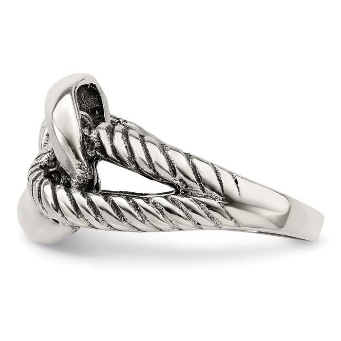 Shop Stylish Antiqued Sterling Silver Ring | 14K Gold Accents, Affordable Price-4