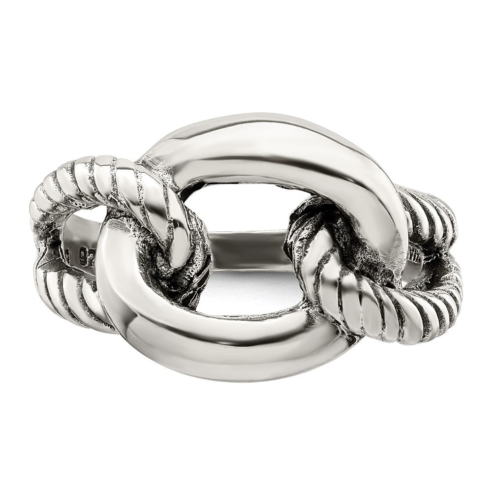 Shop Stylish Antiqued Sterling Silver Ring | 14K Gold Accents, Affordable Price