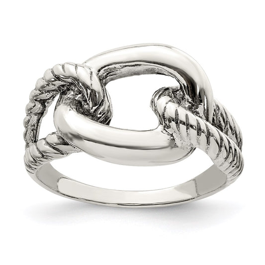 Shop Stylish Antiqued Sterling Silver Ring | 14K Gold Accents, Affordable Price