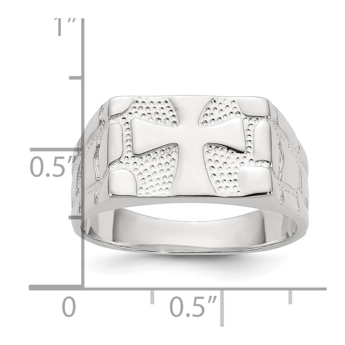 Shop Exclusive Sterling Silver Textured Nugget Ring - Stylish Design, Affordable Price-3