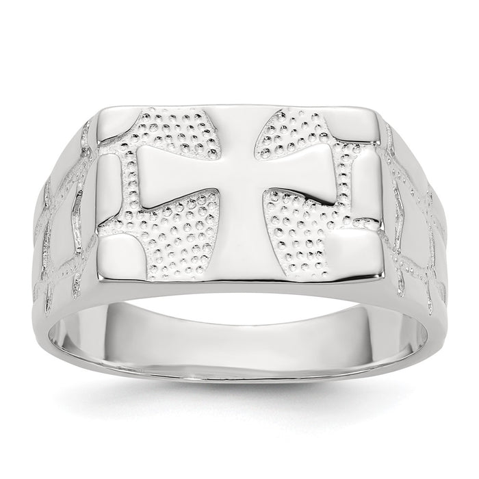 Shop Exclusive Sterling Silver Textured Nugget Ring - Stylish Design, Affordable Price-1