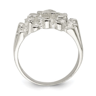Shop Stylish Men's Nugget Ring in Sterling Silver - Affordable Luxury Jewelry
