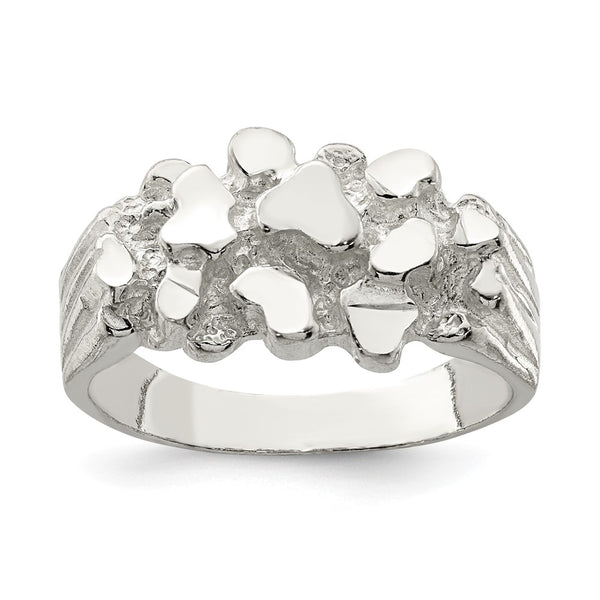 Men's Sterling Silver Nugget Ring - Style GR1-1017885