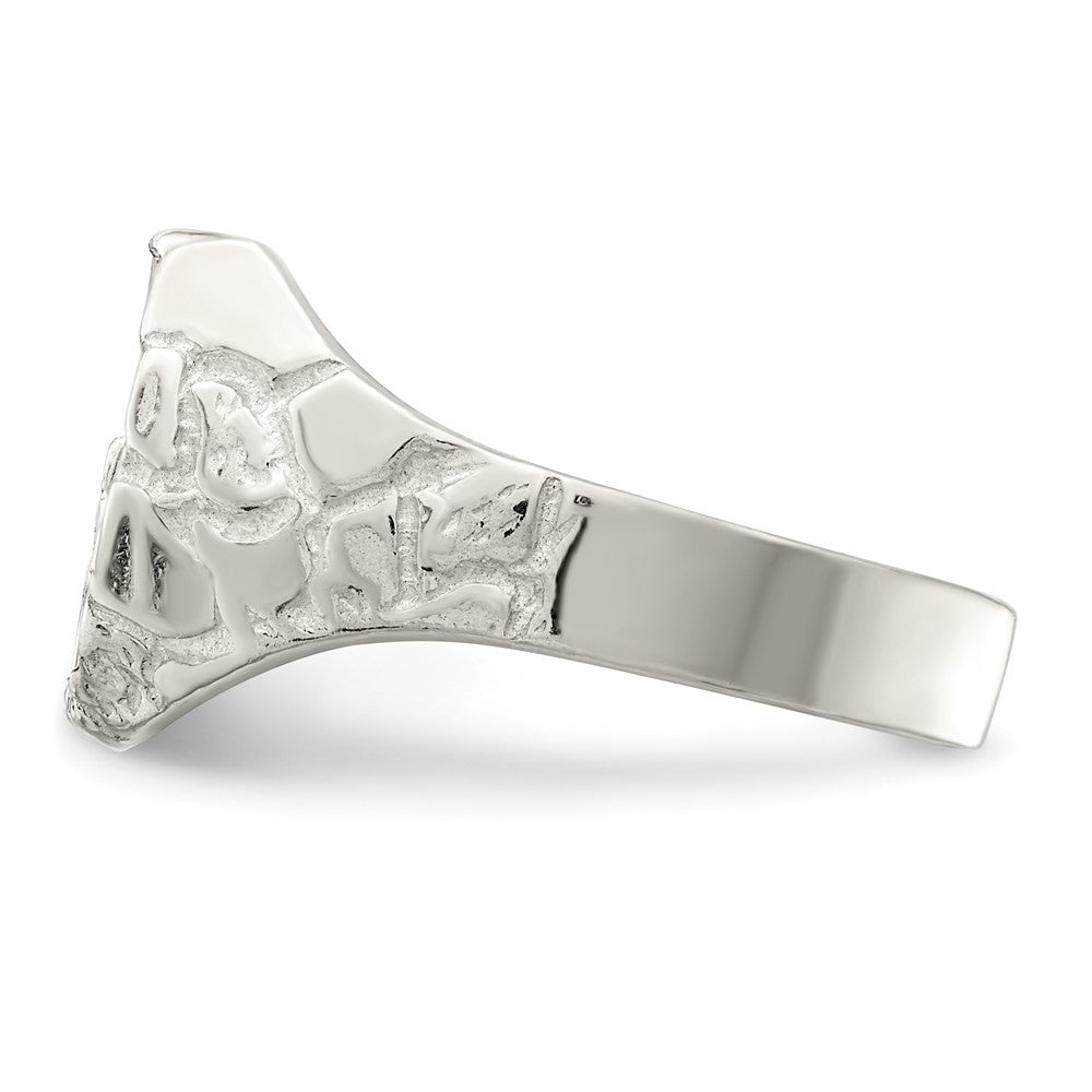 Shop Stylish Sterling Silver Lucky Horseshoe Ring - 14K Gold Accent