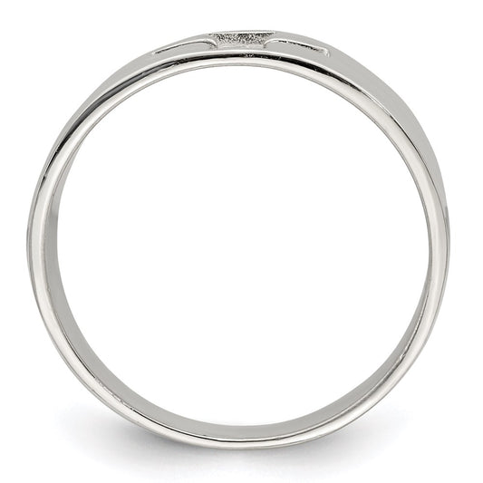Exclusive Sterling Silver Cross Design Cutout Ring - Stylish & Affordable!