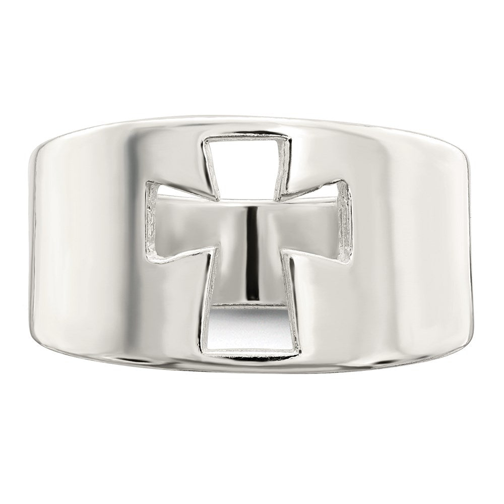 Exclusive Sterling Silver Cross Design Cutout Ring - Stylish & Affordable!