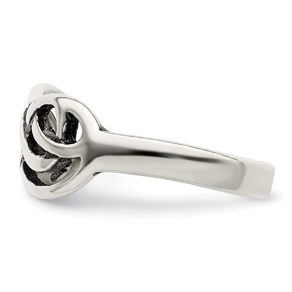 Exclusive Antiqued Sterling Silver Knot Ring - Stylish Design, Affordable Price