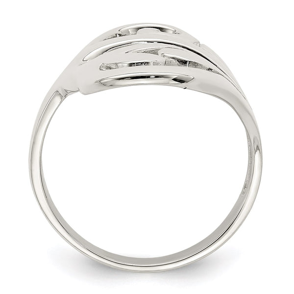 Sterling Silver Engraved Scroll Ring