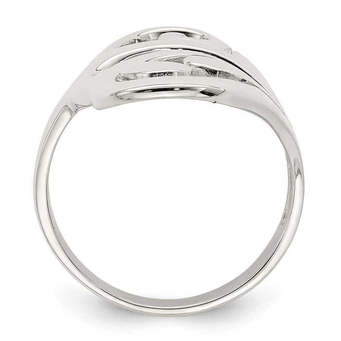 Buy Stylish Sterling Silver Engraved Scroll Ring | Affordable Luxury Design-2