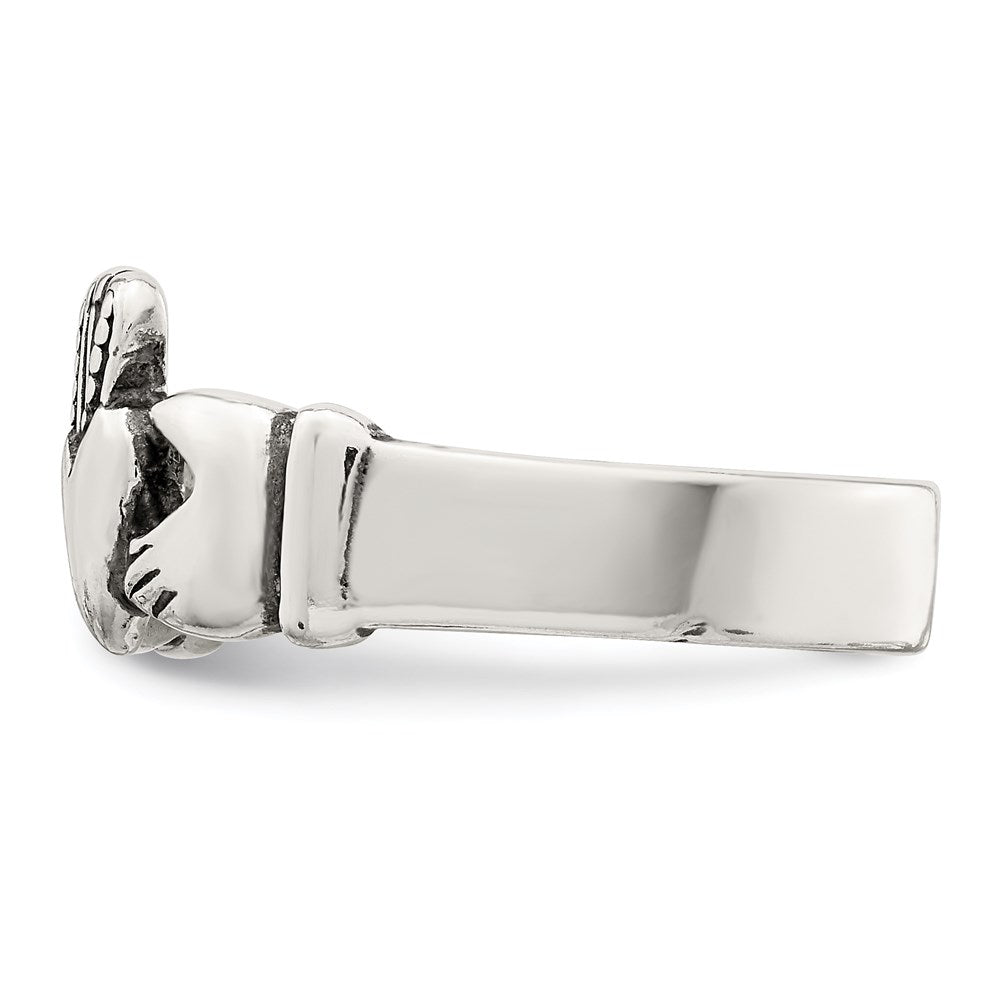 High-Quality Sterling Silver Claddagh Ring - Stylish Design & Affordable Price