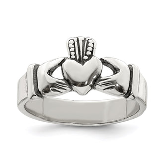 High-Quality Sterling Silver Claddagh Ring - Stylish Design & Affordable Price