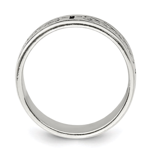 Exclusive Sterling Silver Interwoven Cross Ring - Stylish Design, Affordable Price