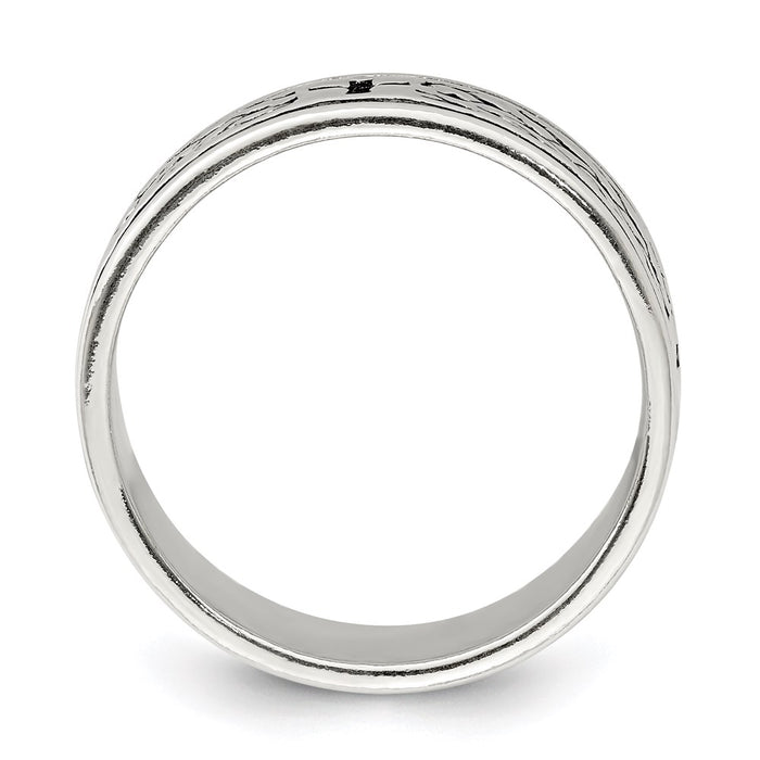 Exclusive Sterling Silver Interwoven Cross Ring - Stylish Design, Affordable Price-2