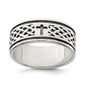 Buy Stylish Sterling Silver Interwoven Cross Ring - High-Quality Design-1