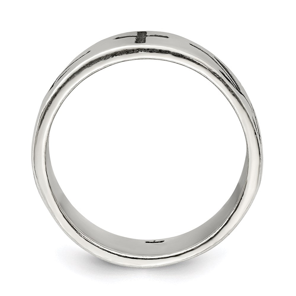 Shop Exclusive Sterling Silver Cross Motif Ring - Stylish Design, Affordable Price