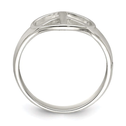 Shop Stylish Sterling Silver Peace Symbol Ring - Exclusive Design, Affordable Price