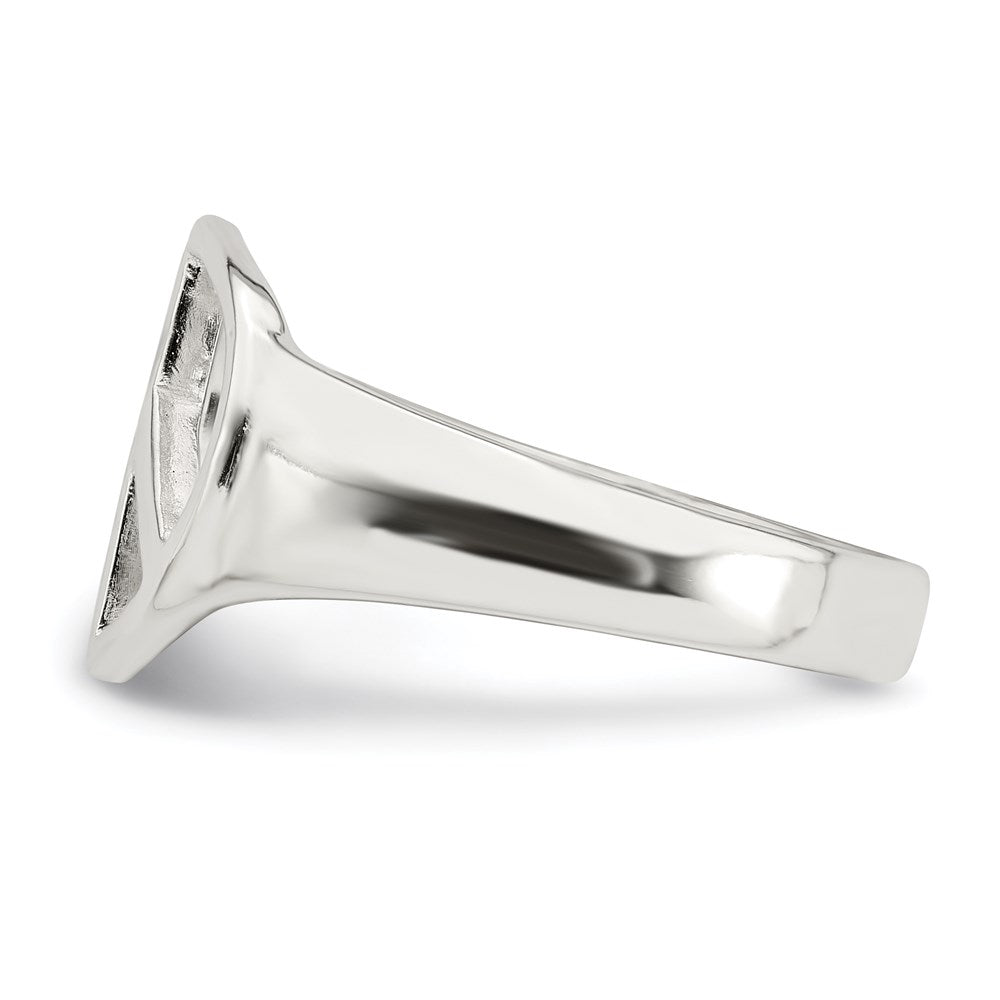 High-Quality Sterling Silver Peace Symbol Ring | Stylish & Affordable Design