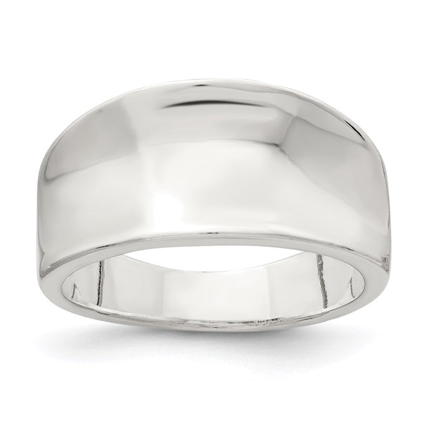 Polished Sterling Silver Elegant Fancy Ring - 14K, 7g