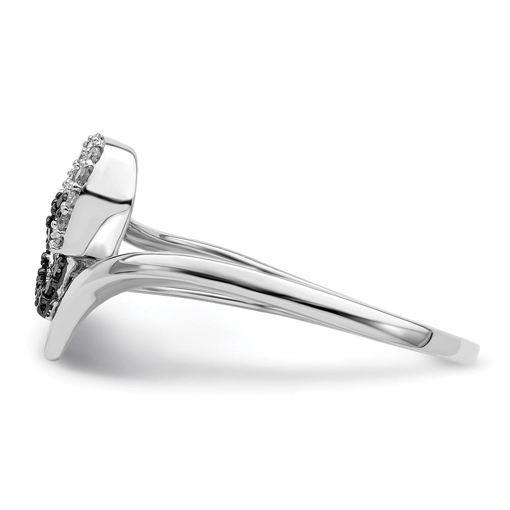 Buy Exclusive Sterling Silver Double Heart Ring with Diamonds - Affordable Luxury
