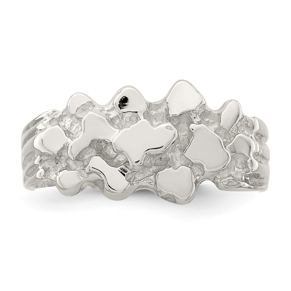 Shop High-Quality Sterling Silver Women's Nugget Ring - Stylish & Affordable!