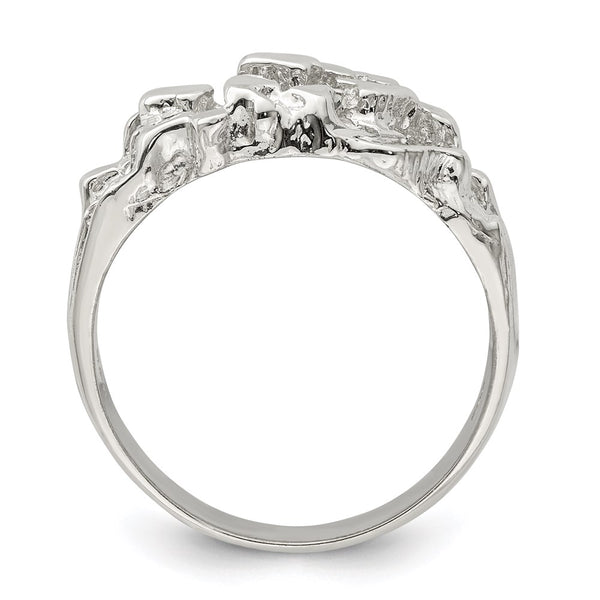Men's Nugget Ring in Sterling Silver - Style GR1-1008518
