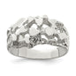 High-Quality Men's Nugget Ring in Sterling Silver - Stylish Design, Affordable Price-1