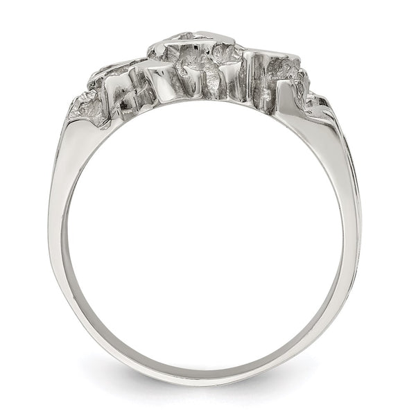 Men's Nugget Ring in Sterling Silver - Style GR1-1018250