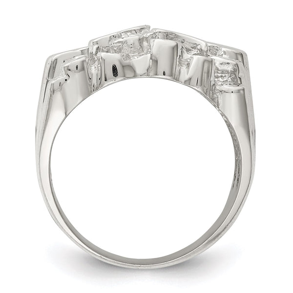 Men's Sterling Silver Nugget Ring - Style GR1-1017868