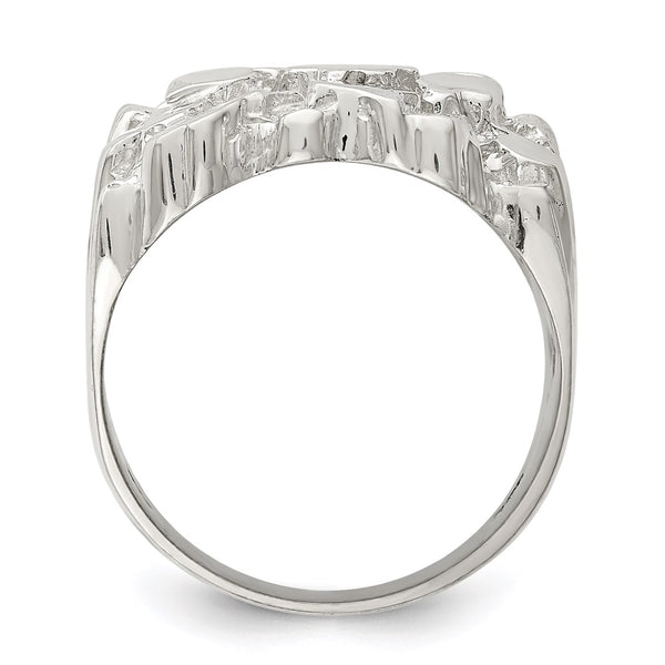 Men's Nugget Ring in Sterling Silver - Style GR1-1017891