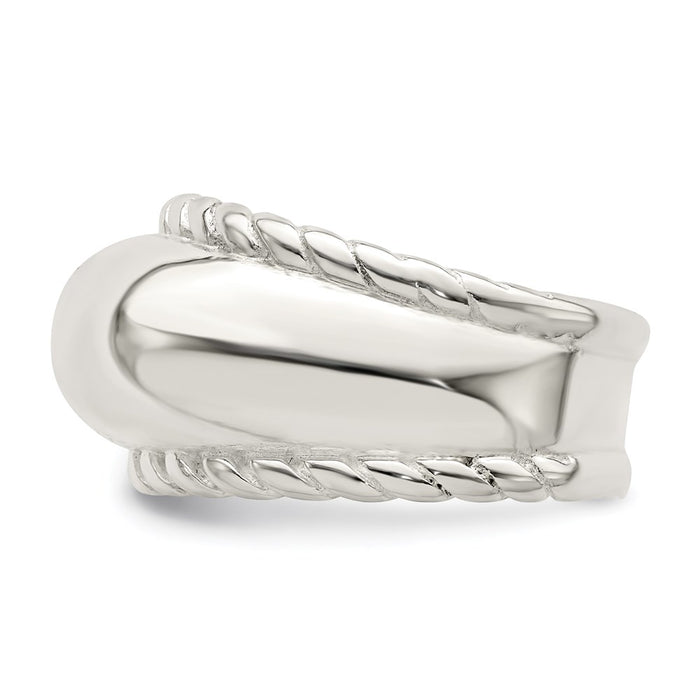 Buy Stylish Twisted Dome Stacked Ring in Sterling Silver - High-Quality Value-3