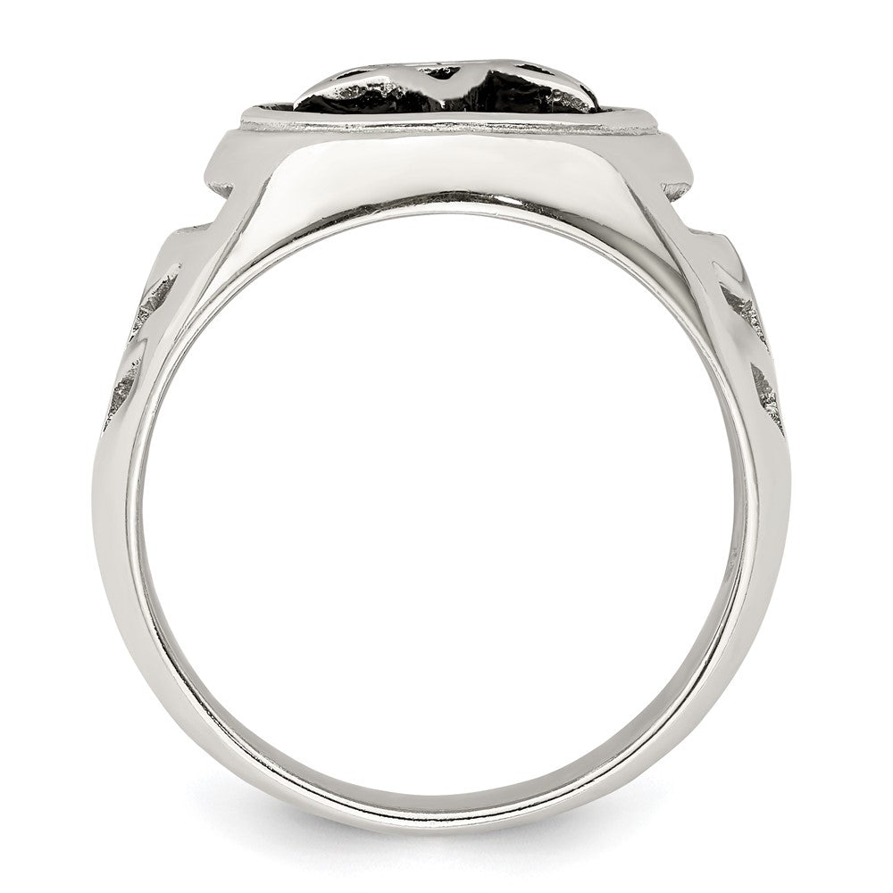 High-Quality Antiqued Sterling Silver Star of David Ring | Stylish Design