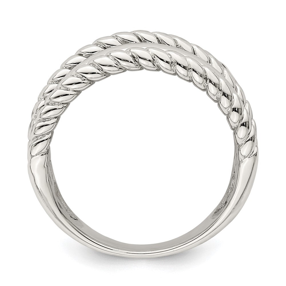 High-Quality Polished Sterling Silver Fancy Ring - Stylish & Affordable Elegance