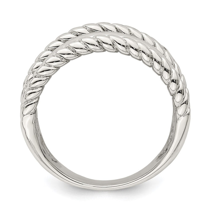 High-Quality Polished Sterling Silver Fancy Ring - Stylish & Affordable Elegance-2