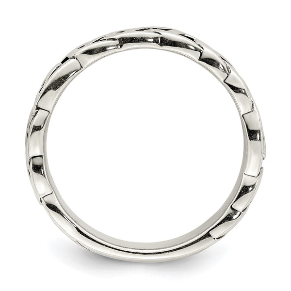 Antiqued Sterling Silver Celtic Knot Ring