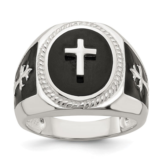 Exclusive Stylish Sterling Silver Ring with Black Agate - 10g Design
