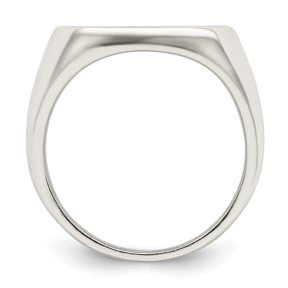 Buy Exclusive Rhodium-Plated Sterling Silver Enamel Cross Ring - Stylish Value!