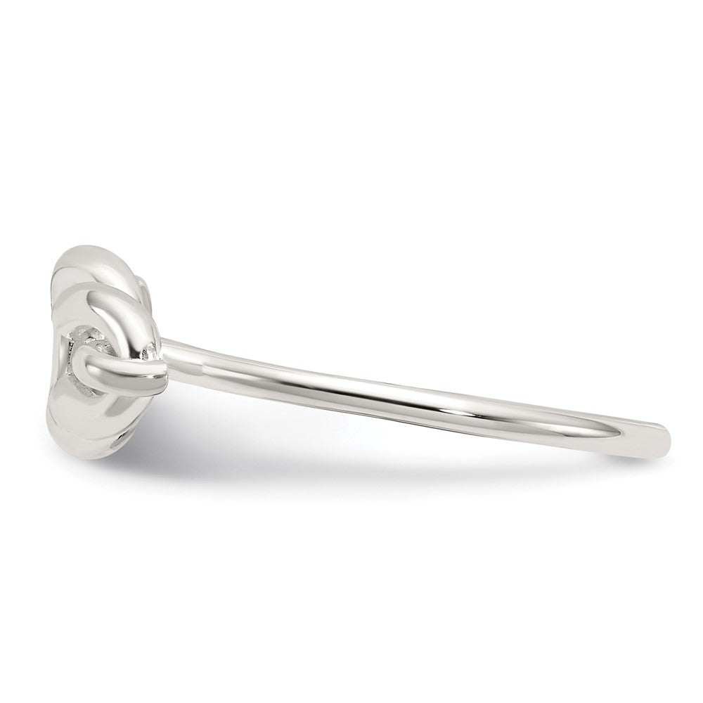 Shop Stylish Polished Sterling Silver Elegant Knot Ring - 14K Gold Finish