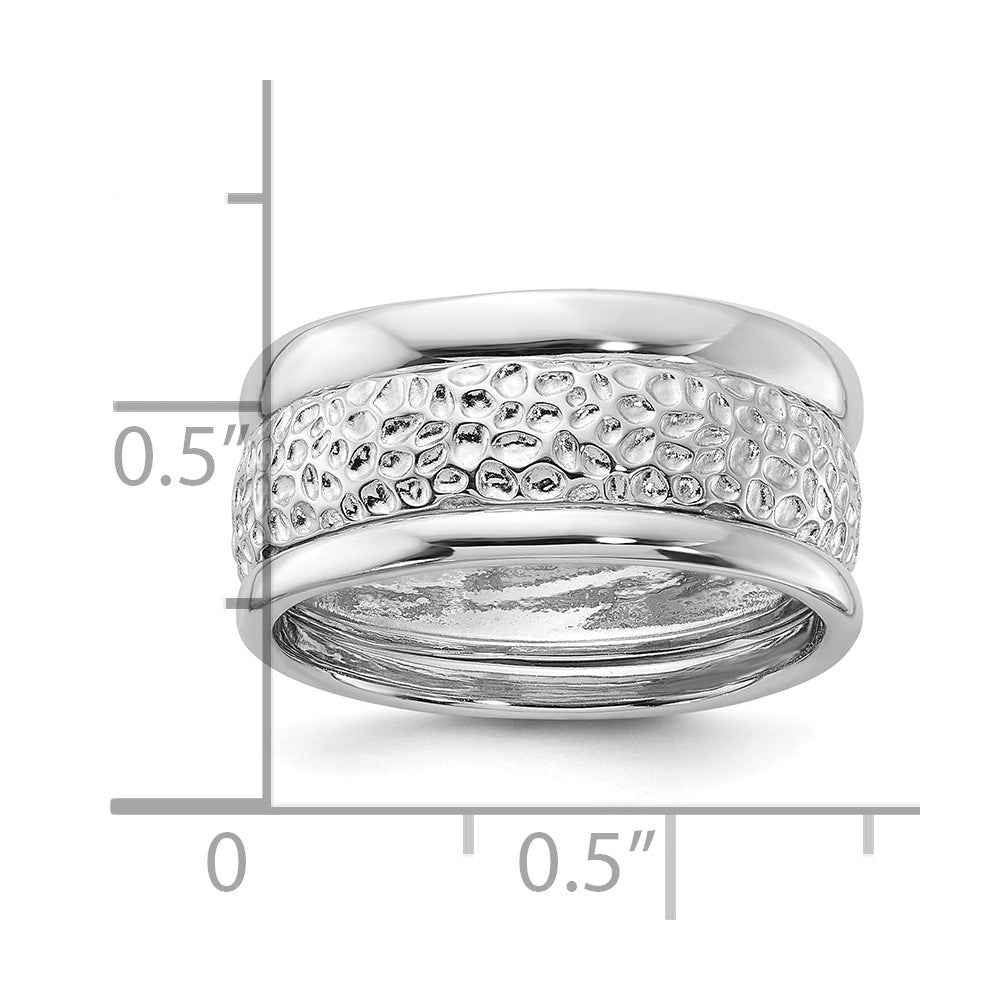 Shop Stylish Rhodium-Plated Triple Ring Band Set - Affordable Sterling Silver