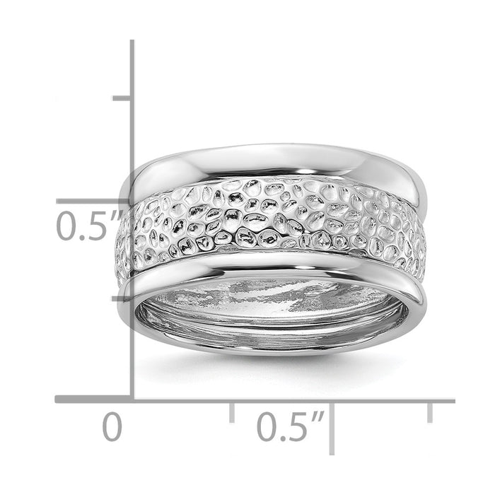 Shop Stylish Rhodium-Plated Triple Ring Band Set - Affordable Sterling Silver-4