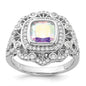 Exclusive Rhodium-Plated Sterling Silver Ring | Stylish CZ Stones, Affordable Price-1
