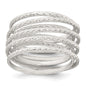 Buy Exclusive Polished Sterling Silver Spring-Wrap Ring - Size 8, Stylish Design-2