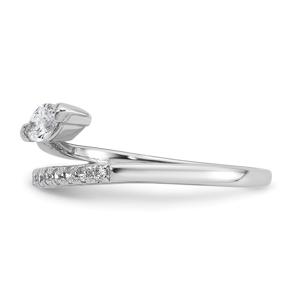 Shop Stylish 8 Size Polished Sterling Silver Ring with CZ - Luxury Value