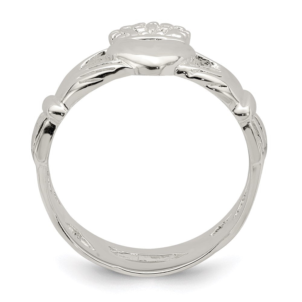 Shop Stylish Solid Sterling Silver Claddagh Ring - High Quality & Affordable
