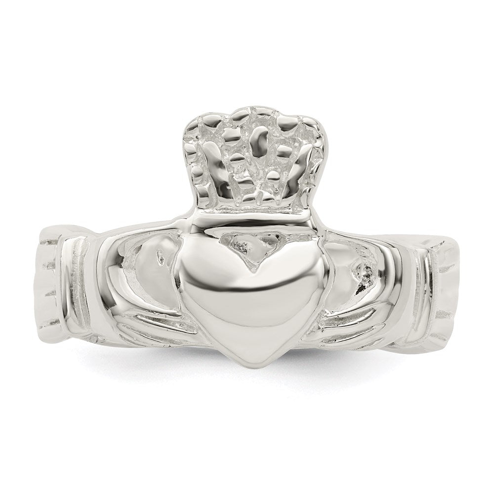 Shop Stylish Solid Sterling Silver Claddagh Ring - High Quality & Affordable